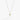 Cross And Heart Necklace, Sterling Silver