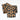 Raffia Shibori Table Runner - Turtle Pattern - Indigo