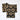 Raffia Shibori Table Runner - Turtle Pattern - Charcoal