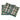 Raffia Shibori Placemat (Pair) - Cocoon & Moth Pattern - Green