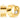 Polished Magnetic Therapy Earrings for Women (Gold)
